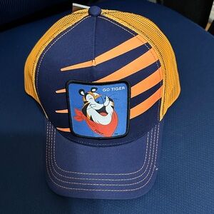 Tony the Tiger Kids Trucker Hat - Navy and Orange